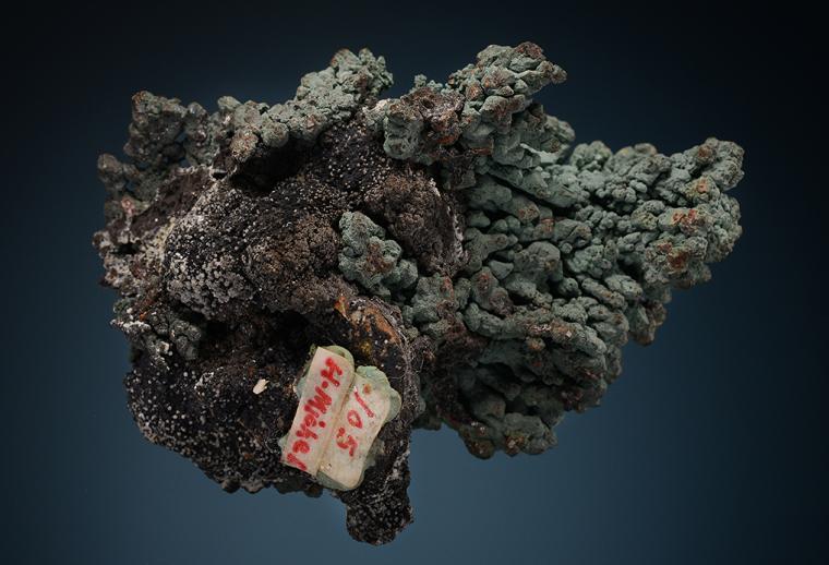 COPPER coated with MALACHITE